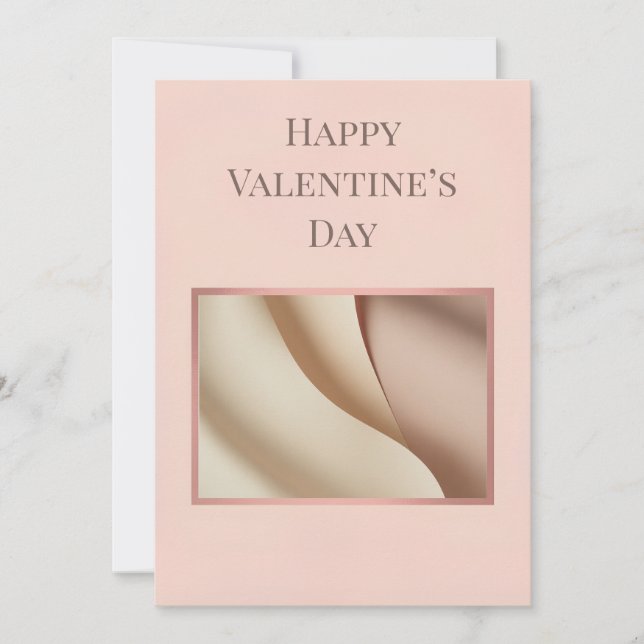 Carte Minimalist Photo Valentine Card (Devant)