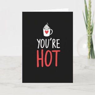 Carte minimaliste Café chaud