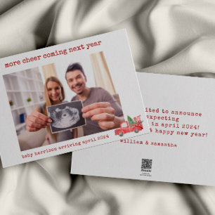 Carte minimaliste de Faire-part de grossesse de va