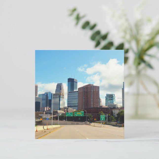 Carte Minneapolis (Debout devant)