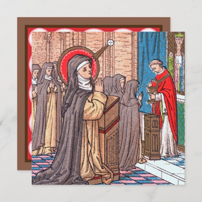 Carte Miracle de Bl. Imelda Lambertini (VVP 010) (Devant / Derrière)