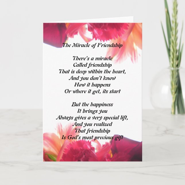 Carte Miracle of Friendship (Devant)