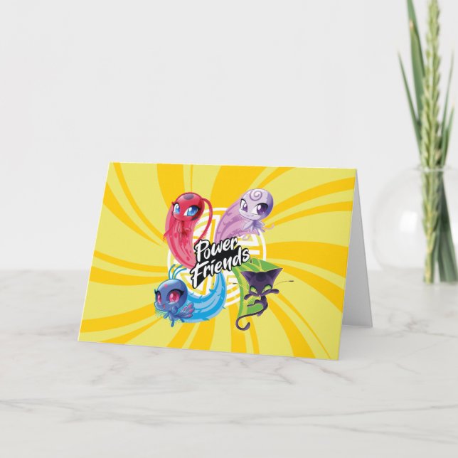 Carte Miraculaires Kwamis Power Friends (Devant)