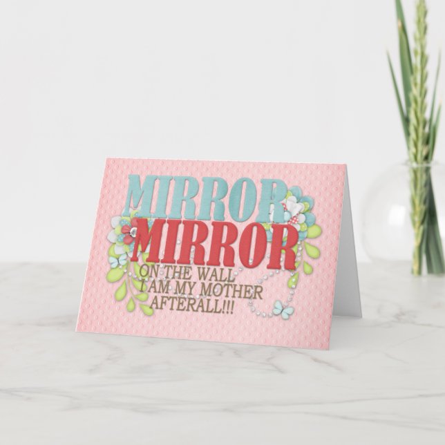 Carte Miroir au mur (Devant)
