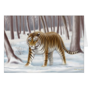 Carte mise en danger de tigre sibérien