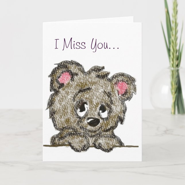 Carte Miss Bear Cub (Devant)