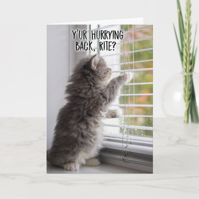 Carte Miss U Kitties Miss You Miss (Devant)
