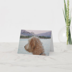 Carte Missing You Notecard