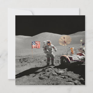 Carte Mission d'atterrissage lunaire Apollo 17 de la NAS