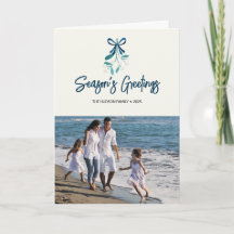 Mistletoe à ruban bleu