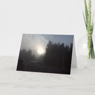 Carte Misty Morning sun #3