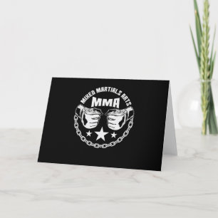 Carte Mixed martial art mixte des arts martiaux