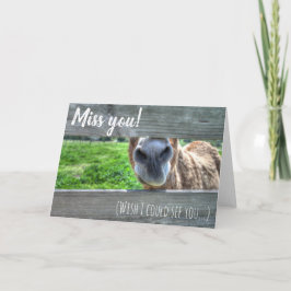 Carte Mlle You Wish I Could vous voient masquer