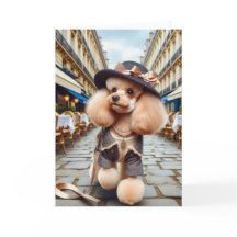 Mme Harris a Poodle à Paris