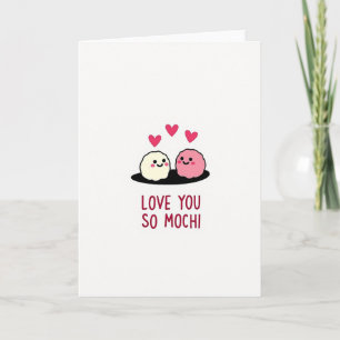 Carte Mochi Pink Love You So