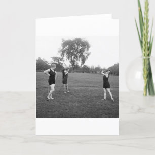 Carte Mode de golf des années 1920 des femmes
