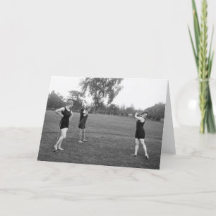 Carte Mode de golf des années 1920 des femmes