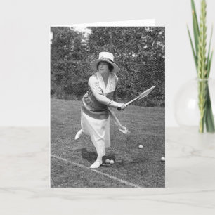 Carte Mode de tennis du début des années 1900