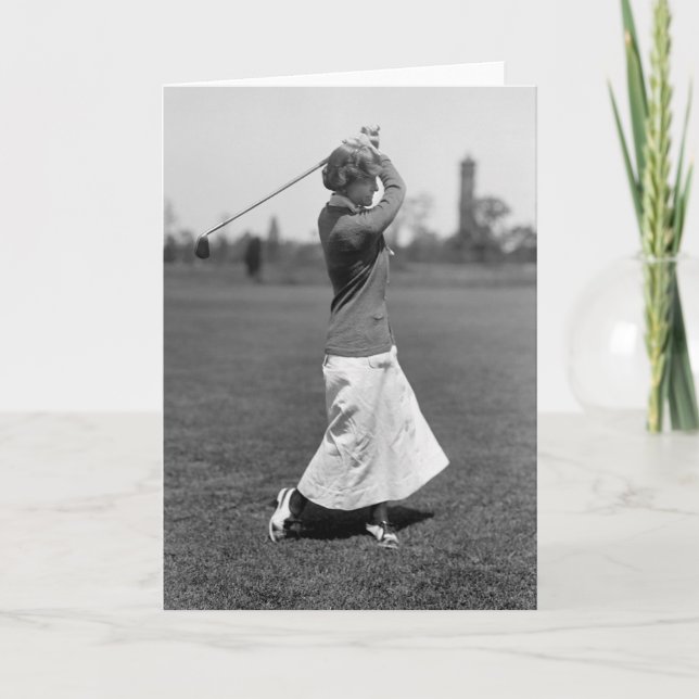 Carte Mode du golf des femmes, les années 10 (Devant)
