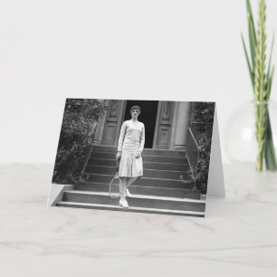 Carte Mode féminine vintage des années 1920