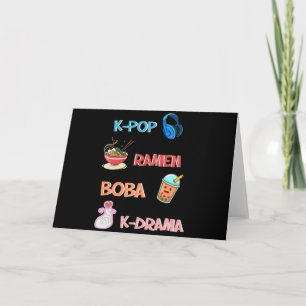 Carte Mode K-Pop pour les fans de K-Drama et K-Pop corée