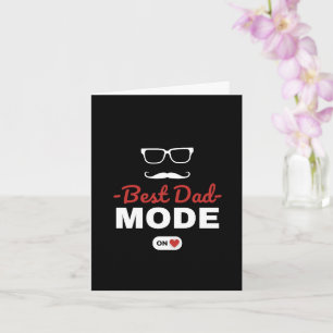 Carte Mode Meilleur Papa Activé le Jour de la Fête des P