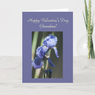 Carte Modèle Iris Grandma violet