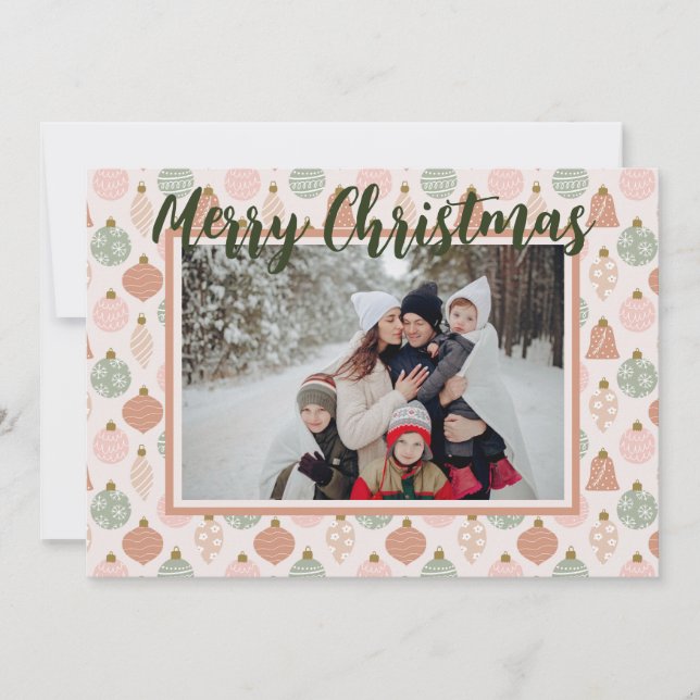 Carte Modèle photo de Boho Rose Sage (Devant)