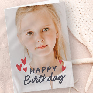 Carte Modern Cute Simple Photo personnalisée Accueil Ann