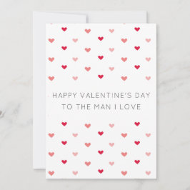 Carte Modern Minimalist Valentine's Day Card