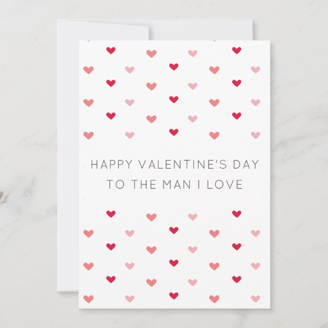 Carte Modern Minimalist Valentine's Day Card (Devant)