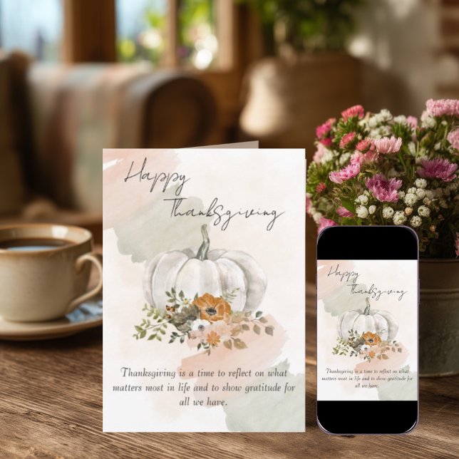 Carte Modern Thanksgiving (Créateur téléchargé)