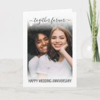 Modern Together Forever Mariage Anniversaire Photo