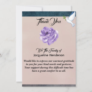 Carte Moderne Ajouter votre photo Merci de célébration d