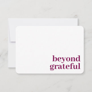 Carte Moderne Berry Merci Au-Delà De Grateful