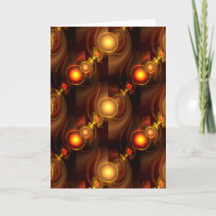 Carte Moderne Bohème Élégant Motif Artistique Abstrait D