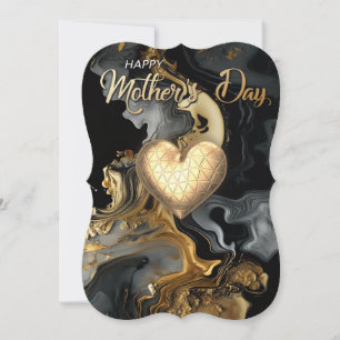 Carte moderne de la mère heureuse