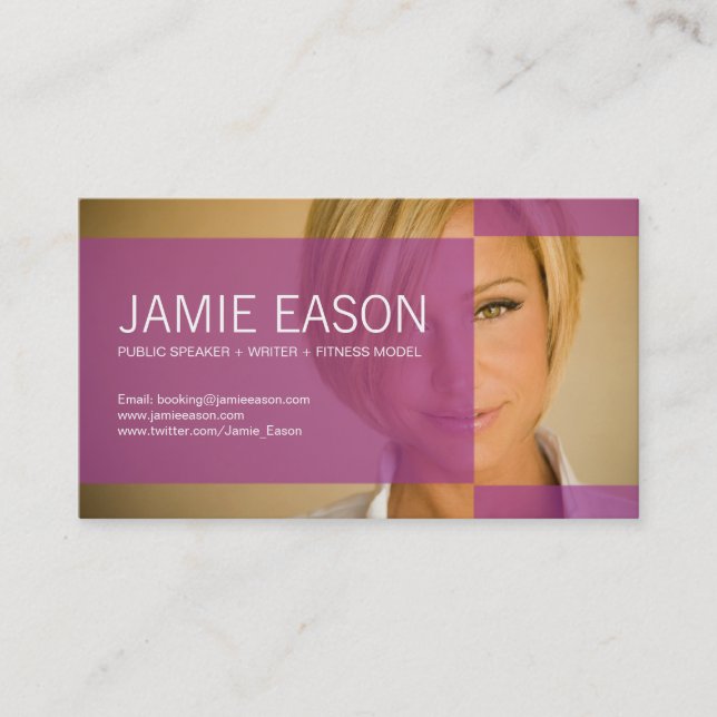 Carte moderne de profil - Jamie Eason (Devant)