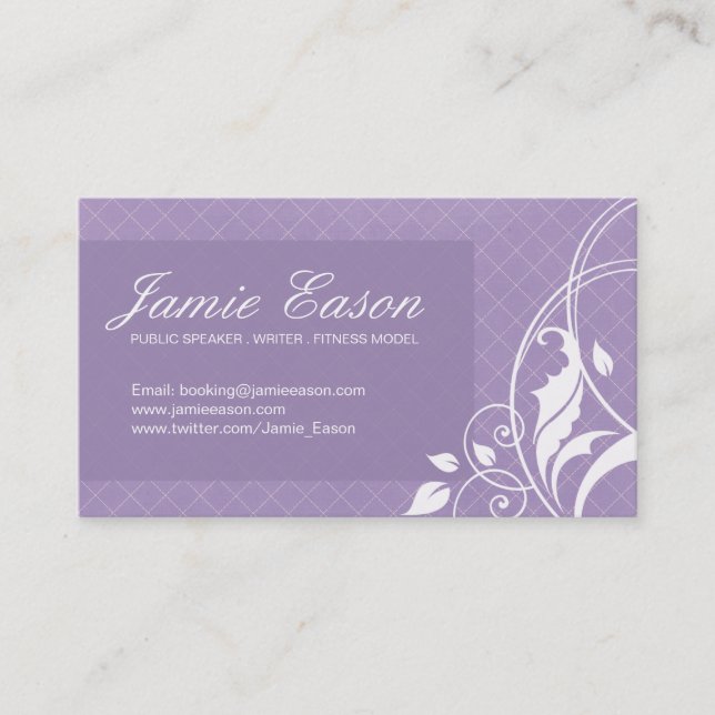 Carte moderne de profil - Jamie Eason (Devant)