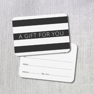 Carte Moderne minimaliste Noir Beaux Tailles Blanches Be