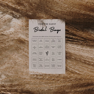 Carte Moderne Trouvez la Fête des mariées invité Jeu de