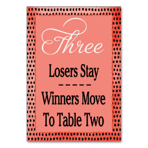 Carte moderne Watercolor Cherry Red Bunco Table Ca