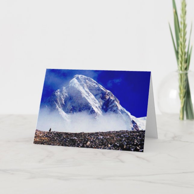 Carte Moine et Pumori (Devant)