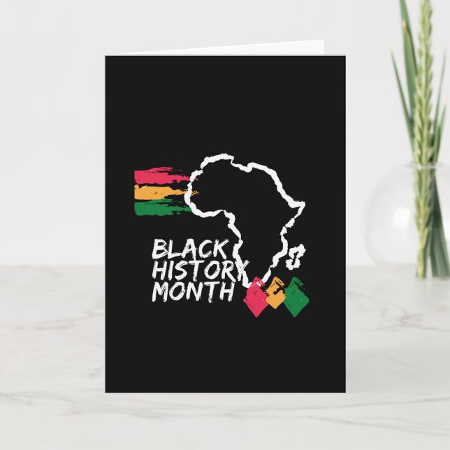 Carte Mois de l'histoire des Noirs (Devant)