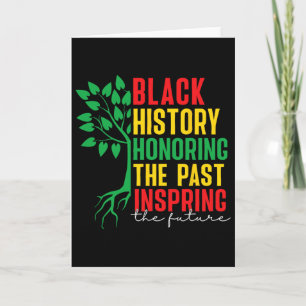 Carte Mois de l'histoire des Noirs Hommage au passé Insp