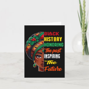 Carte Mois de l'histoire des Noirs honorant le passé Ins