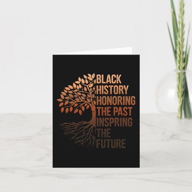 Carte Mois de l'histoire des Noirs honorant le passé Ins (Devant)