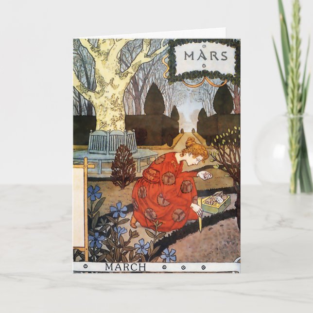Carte : Mois de mars - Mars (Devant)