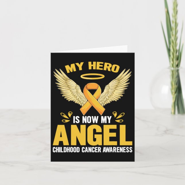 Carte Mois de sensibilisation au cancer de l'enfance Mon (Devant)