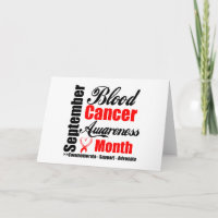 Mois de sensibilisation au cancer du sang Septembr